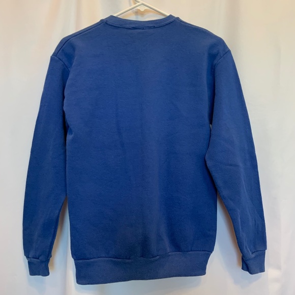 Vintage Walt Disney World Kid's 2000 Character Number Sweater Blue Size XL - Picture 10 of 13